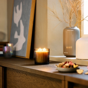 ИКЕА Ароматическая свеча в стеклянном стакане TOFSTÄRNA, 506.276.69 - Home Club