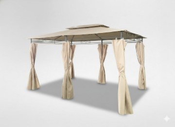 Garden Line Altana Садовий Павільйон Бежевий 3x4x2,65 м, TUN5705 - Home Club