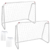 Garden Line Комплект из двух футбольных ворот с сеткой 124 x 96 x 61 см, TIS7482 - Home Club