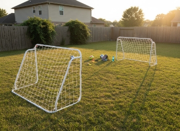 Garden Line Комплект из двух футбольных ворот с сеткой 124 x 96 x 61 см, TIS7482 - Home Club