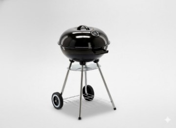 BBQ Meeting Угольный гриль с крышкой и колесами, размеры 46 x 44 x 71 см, BBQ5290 - Home Club