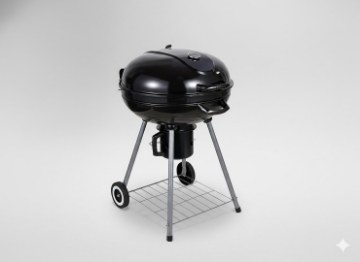 BBQ Meeting Вугільний Гриль Кульовий З Кришкою, Попільником І Колесами 66 x 57 x 85 См, BBQ5313 - Home Club