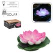 Garden Line Солярна Лампа Плаваюча Лілія 18 x 18 x 6 см Мультикольорова, SOL0074 - Home Club