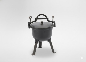 Chomik Охотничий котел из чугуна, объем 5 л, размеры 24,5 x 16 см, BBQ3703 - Home Club
