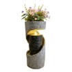 Chomik Садовый фонтан спиральный 28 x 28 x 67,5 см, светодиодный, FON9717 - Home Club