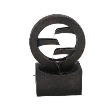 Chomik Садовый фонтан «Кольцо» 34 x 16 x 47,8 см, светодиодный, FON9731 - Home Club