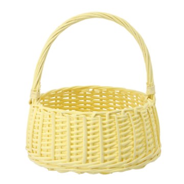 Chomik Кошик З Ротангу 26 x 26 x 14/35 См З Рукояткою - Жовтий, DIR06_8345 - Home Club