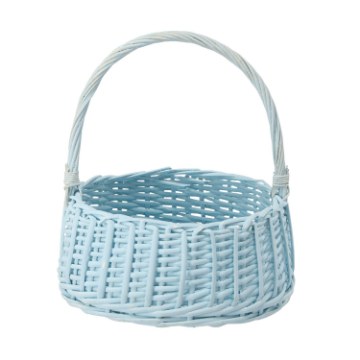 Chomik Кошик З Ротангу 26 x 26 x 14/35 См З Рукояткою - Синій, DIR07_8369 - Home Club