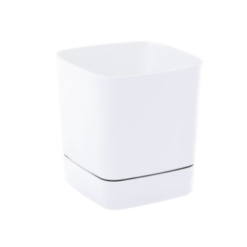 Chomik Горшок с подставкой Clima 250X250 мм, белый, LAM51427 - Home Club