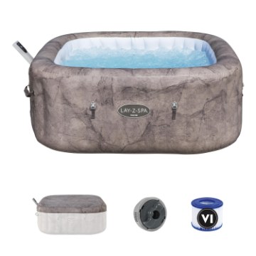 Bestway Надувная садовая гидромассажная ванна Lay-Z-Spa Rome Airjet 180 × 180 × 71 см, BES6001K - Home Club