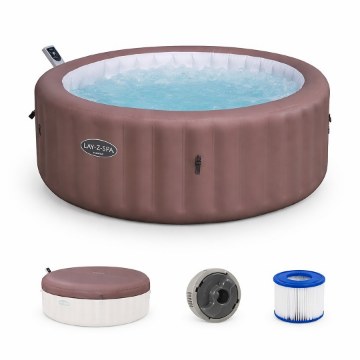 Bestway Надувная садовая гидромассажная ванна Lay-Z-Spa Hawaii Airjet 196 × 71 см, BES6001G - Home Club