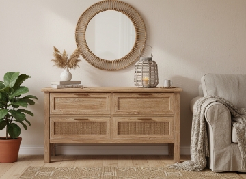 Chomik Плетений Ліхтар 22 x 27 См Сірий, ILS1319 - Home Club