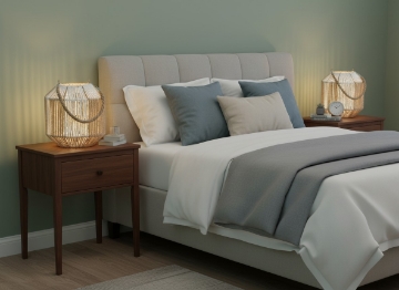 Chomik Ліхтар H-20 Cm З Скляним Вкладенням - Шахівниця, LIS6611 - Home Club