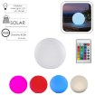 Chomik Солнечная Лампа «Шар» Белый 20 x 20 x 17 См Многоцветная С Пультом Дистанционного Управления, SOL4910 - Home Club