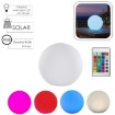 Chomik Солнечная Лампа «Шар», Белый Цвет, 30 x 30 x 28 См, Многоцветная, С Пультом Дистанционного Управления, SOL4927 - Home Club