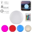 Chomik Солярна Лампа Куля Біла 40 x 40 x 38 См Мультикольорова З Пультом Дистанційного Керування, SOL4934 - Home Club