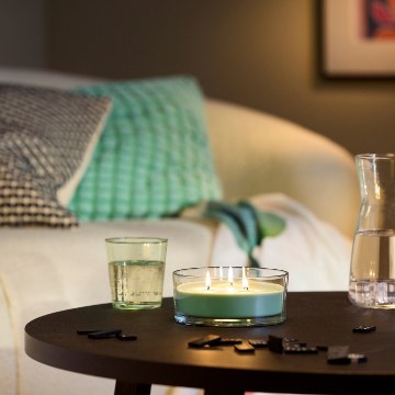 ІКЕА Ароматична свічка в склі LOTSFÅGEL, 906.080.32 - Home Club