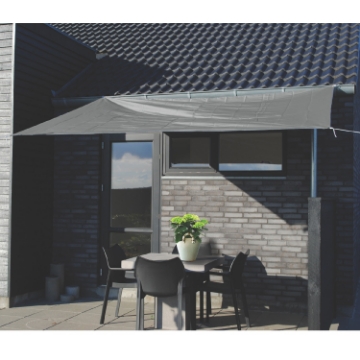 Garden Line Прямоугольный солнцезащитный тент, серый, 3 x 2,5 м, TUN3897 - Home Club