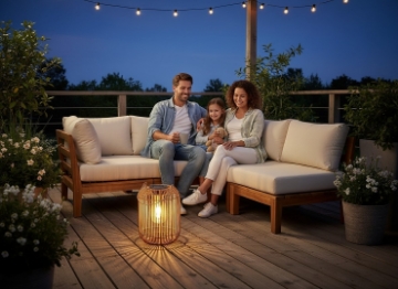 Chomik Солнечный фонарь, коричневый, 24 см, LAP0152 - Home Club