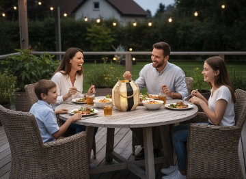 Chomik Ліхтарик Boho H-23/25 См Стриблястий З Скляним Вкладенням, LIS6697 - Home Club