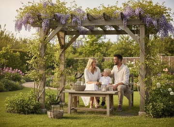 Chomik Металевий Ліхтар - Чорно-Коричневий 26/41 См З Скляним Вкладенням, LIS6673 - Home Club