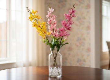 Chomik Искусственная ветка - орхидея Cymbidium, разноцветная, HID3399 - Home Club