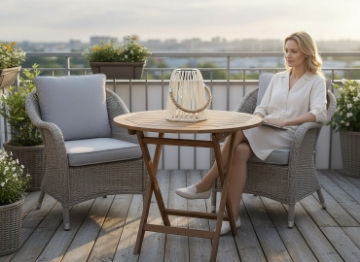 Chomik Солнечный фонарь белый 18 см Led, LAP6020 - Home Club