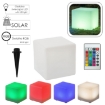 Chomik Солярна Лампа Куб Білий 40 x 40 x 41 См Мультикольоровий З Пультом Дистанційного Керування, SOL4903 - Home Club, зображення 3