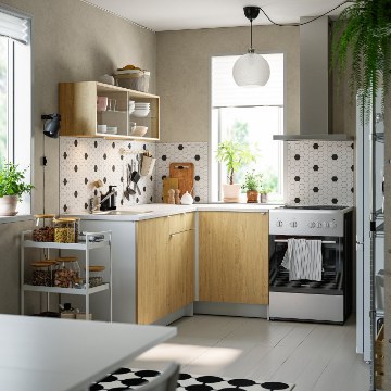 ИКЕА Угловая кухня KNOXHULT КНОКСХУЛЬТ, 896.112.57 - Home Club