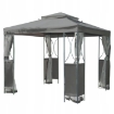 Garden Line Altana / Садовый Павильон С Москитной Сеткой Серый 2,5 x 2,5 x 2,7 М, TUN3989 - Home Club, изображение 2