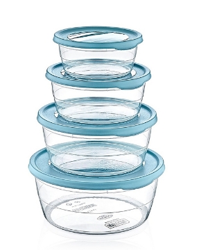 Hobby Life Кпл. 4 Круглих Контейнерів Trend Box (0,3+0,7+1,1+1,75 л), HOB021021 - Home Club