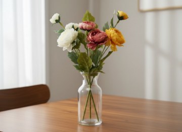 Chomik Штучна Гілка - Троянда 50 См, Мікс 3 Кольорів, HID3568 - Home Club