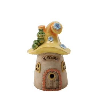 Chomik Садовая Фигурка - Домок-Гриб Желтый 22,9 x 20,9 x 35,1 См Led, GOT7058 - Home Club