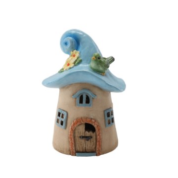 Chomik Садовая Фигурка - Домок-Гриб Синий 24,1 x 21,5 x 34,2 См Led, GOT7065 - Home Club