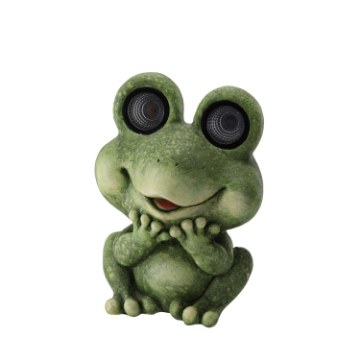 Chomik Садовая Фигура - Лягушка Со Светящимися Глазами 26 x 20,5 x 35 См Led, GOT7133 - Home Club