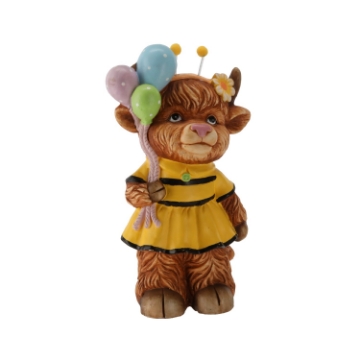 Chomik Садова Фігура - Гірська Корова З Повітряними Кульками 21,5 x 17,8 x 42,4 См, GOT7423 - Home Club