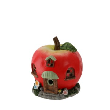 Chomik Садовая Фигура - Домок Яблоко 27 x 26,5 x 29,2 См Led, GOT7485 - Home Club