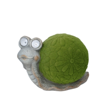 Chomik Садова Фігура - Равлик З Світловими Очами 32 x 22 x 22 См Led, GOT7492 - Home Club