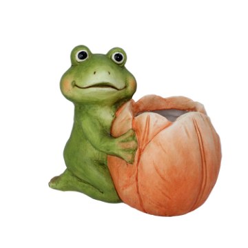 Chomik Горшок Для Цветов - Лягушка С Цветом 27,5 x 17,5 x 24 См, GOT7515 - Home Club