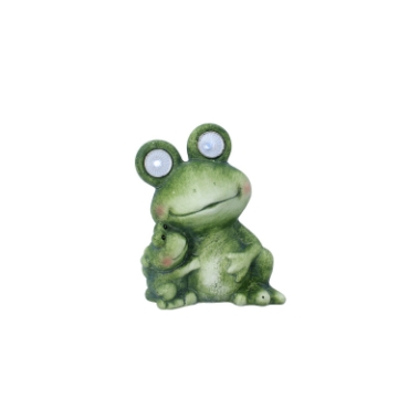Chomik Садова Фігурка - Жаба З Світловими Очами 13 x 9,5 x 16,5 См Led, GOT7829 - Home Club