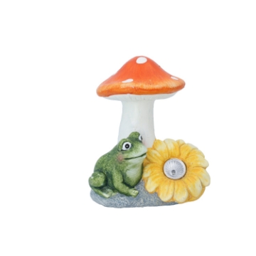 Chomik Садова Фігура - Опуском З Квітком 13,5 x 11 x 16,5 См Led, GOT7867 - Home Club