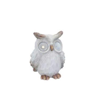 Chomik Садова Фігура - Сова З Світловими Очами 14,5 x 11,5 x 19 См Led, GOT7973 - Home Club