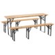 Garden Line Банкетний Набір - Стіл 177 x 46 x 77 см + 2 Лавки 177 x 23 x 47 см, MEB2745 - Home Club