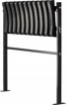 Garden Line Складная скамейка, длина 68 см, с подставкой - черная, MEB8282 - Home Club, изображение 5