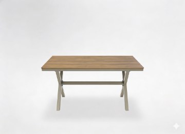 Chomik Алюминиевый садовый стол, бежевый, 150 x 90 x 74 см, ATO0364 - Home Club