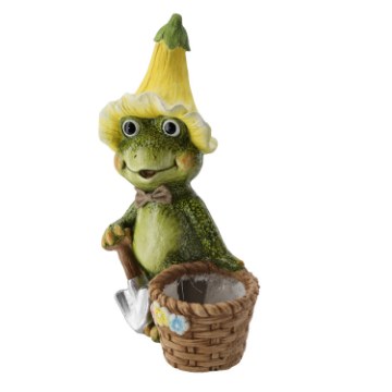 Chomik Горшок Для Цветов - Лягушка С Корзиной 28,5 x 17,5 x 43 См, GOT7157 - Home Club