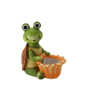 Chomik Садова Горщик - Черепаха З Квітком 29,5 x 20,5 x 34,50 См, GOT7164 - Home Club