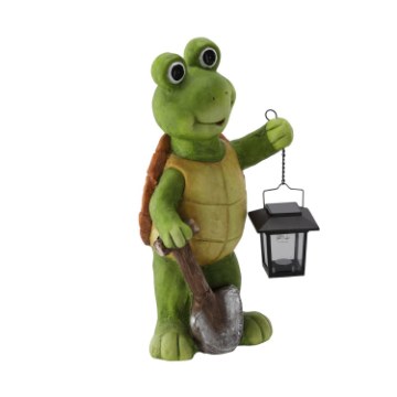 Chomik Садовая Фигура - Черепаха С Фонарем 20,7 x 17 x 42,5 См Led, GOT7171 - Home Club