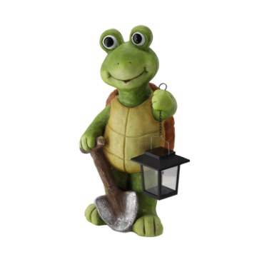 Chomik Садовая Фигура - Черепаха С Фонарем 20,7 x 17 x 42,5 См Led, GOT7171 - Home Club