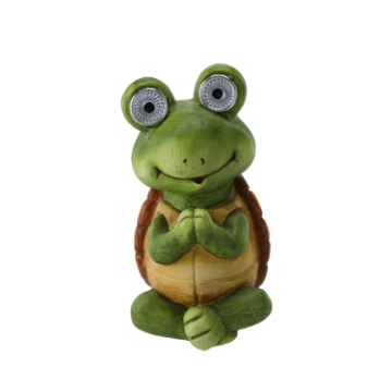 Chomik Садова Фігурка - Черепаха, Що Сидить З Світловими Очима 11,5 x 9 x 18,5 См Led, GOT7188 - Home Club